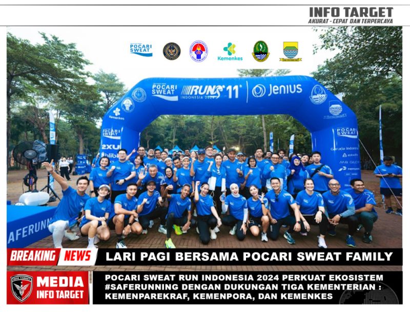 POCARI SWEAT RUN INDONESIA 2024 PERKUAT EKOSISTEM #SAFERUNNING DENGAN DUKUNGAN TIGA KEMENTERIAN : KEMENPAREKRAF, KEMENPORA, DAN KEMENKES