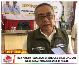 Tiga Pemuda Tewas Usai Menenggak Miras Oplosan  Wakil Bupati Sukabumi Angkat Bicara