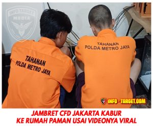 Jambret CFD Jakarta Kabur ke Rumah Paman Usai Videonya Viral