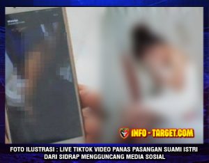 Kontroversi Live TikTok Video Panas Pasangan Suami Istri dari Sidrap Mengguncang Media Sosial, Polisi Langsung Bertindak.