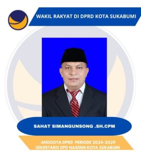 Anggota DPRD Kota Sukabumi, Sahat Simangunsong, S.H., CPM, Mengucapkan Dirgahayu RI Ke-79