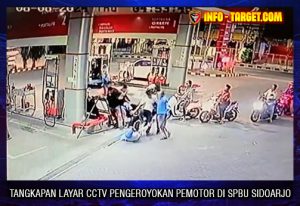 Viral! 6 Penumpang Gran Max Keroyok Pemotor di SPBU Gara-gara Buang Rokok Sembarangan