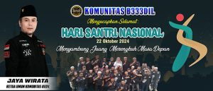 Komunitas B333DIL Ucapkan Selamat Hari Santri Nasional 2024