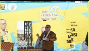 Dinas Kesehatan Kabupaten Sukabumi Bersama Bupati Sukabumi H.Marwan Hamami Memperingati Hari Kesehatan Nasional (HKN )Ke-60,  Ajak Masyarakat Tingkatkan Derajat Kesehatan.