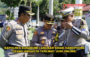 Kapolres Sukabumi Lakukan Sidak Handphone, Cegah Anggota Terlibat Judi Online!