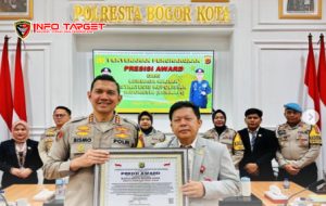 Memberikan Pelayanan, Perlindungan dan Pengayoman secara Optimal, Kapolresta Bogor Kota dianugrahkan Penghargaan Oleh LEMKAPI