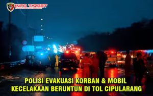 Polisi Evakuasi Korban & Mobil Kecelakaan Beruntun di Tol Cipularang