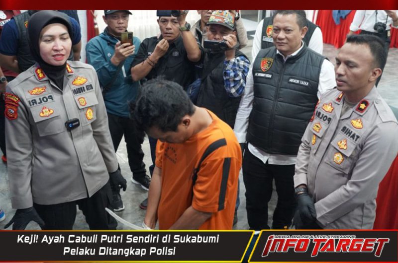 Keji! Ayah Cabuli Putri Sendiri di Sukabumi, Pelaku Ditangkap Polisi