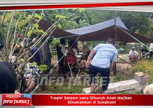 Tragis! Satpam yang Dibunuh Anak Majikan Dimakamkan di Sukabumi