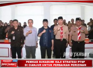 PEMKAB SUKABUMI KAJI STRATEGI PTSP DI CIANJUR UNTUK PERBAIKAN PERIZINAN