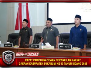 Rapat Paripurna Dewan Perwakilan Rakyat Daerah Kabupaten Sukabumi Ke-10 Tahun Sidang 2025