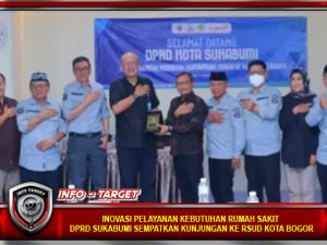 INOVASI PELAYANAN KEBUTUHAN RUMAH SAKIT DPRD SUKABUMI SEMPATKAN KUNJUNGAN KE RSUD KOTA BOGOR