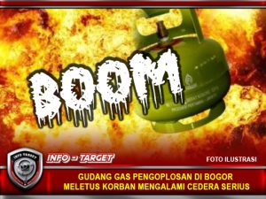 GUDANG GAS PENGOPLOSAN DI BOGOR MELETUS KORBAN MENGALAMI CEDERA SERIUS