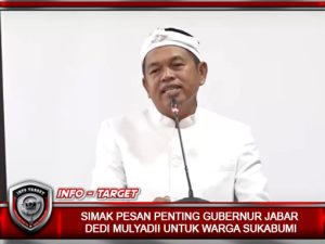 WARGA SUKABUMI, SIMAK PESAN PENTING GUBERNUR JABAR DEDI MULYADI!