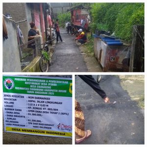 ASPAL JALAN CIGOMBONG CEPAT RUSAK, DIDUGA ADA KECURANGAN KADES DAN PENUNJUKAN PIHAK KETIGA TANPA MEKANISME