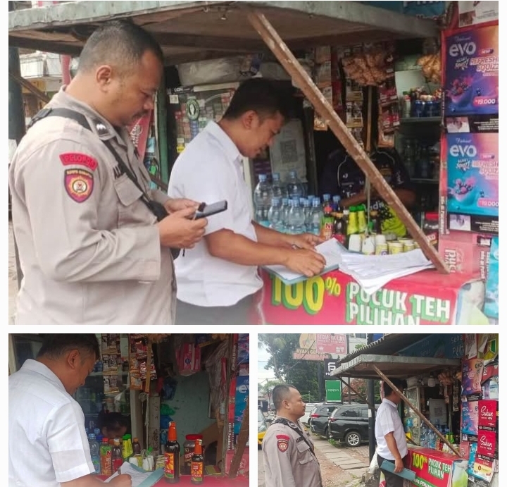 Polsek Bogor Barat Gelar Operasi Miras, Amankan Puluhan Botol Minuman Keras di Wilayah Menteng