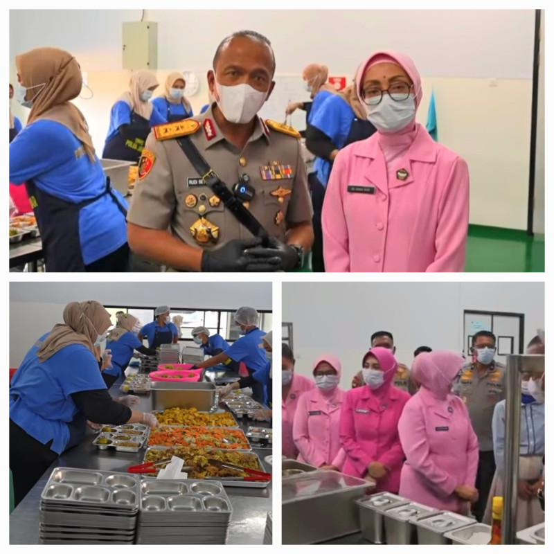 KAPOLDA JABAR TINJAU DAPUR SPPG POLRI, DUKUNG PROGRAM MAKANAN BERGIZI UNTUK ANAK BANGSA