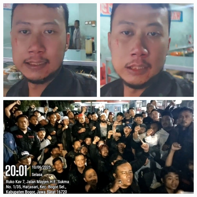 ANGGOTA SAPU JAGAT DIDUGA DIPUKULI OLEH OKNUM MATEL DI CIAWI, PERGURUAN MINTA POLISI BERTINDAK TEGAS