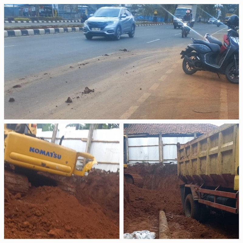 DIDUGA PEMBIARAN GALIAN TANAH MERAH DI SENTUL APH KABUPATEN BOGOR DINILAI TUTUP MATA