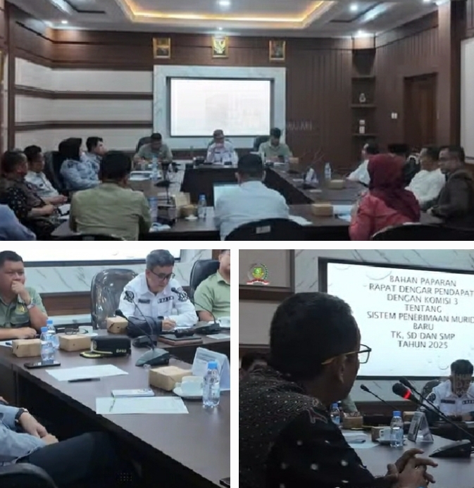 Komisi III DPRD Kota Sukabumi Gelar Hearing Bersama Disdik Bahas Penerimaan Murid Baru 2025
