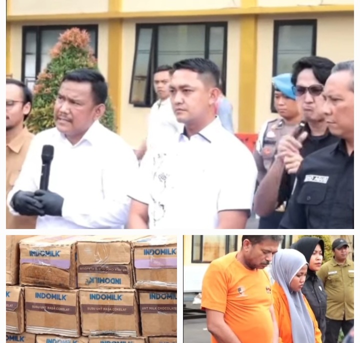 Sat Reskrim Polresta Bogor Kota Bongkar Peredaran Susu Kadaluarsa Bermodus Label Baru