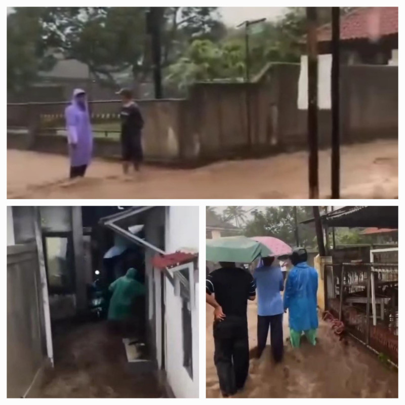 DUGAAN PROYEK PEMBANGUNAN DI GUNUNG SALAK PICU BANJIR DI TAMANSARI BOGOR