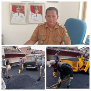PEMDES SUKAMULYA KECAMATAN CIKEMBAR GENJOT PEMBANGUNAN DARI DANA DESA TAHAP I DAN II TAHUN ANGGARAN 2025