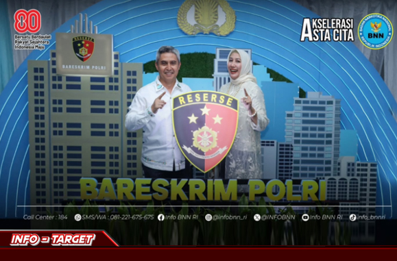 BERIKAN DUKUNGAN, BNN HADIR DALAM ACARA LEPAS SAMBUT KABARESKRIM POLRI