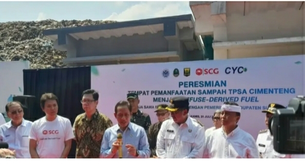 RDF CIMENTENG DIRESMIKAN LANGKAH KONKRET SUKABUMI MENUJU PENGELOLAAN SAMPAH BERKELANJUTAN