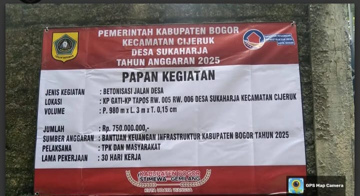 INFRASTRUKTUR MAKIN KUAT, DESA SUKAHARJA GENJOT BETONISASI JALAN ANTAR DUSUN