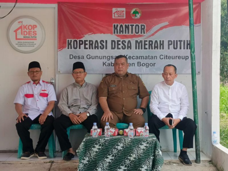 Koperasi Merah Putih Resmi Berdiri di Desa Gunung Sari, Kades Uwes Wijaya Ajak Warga