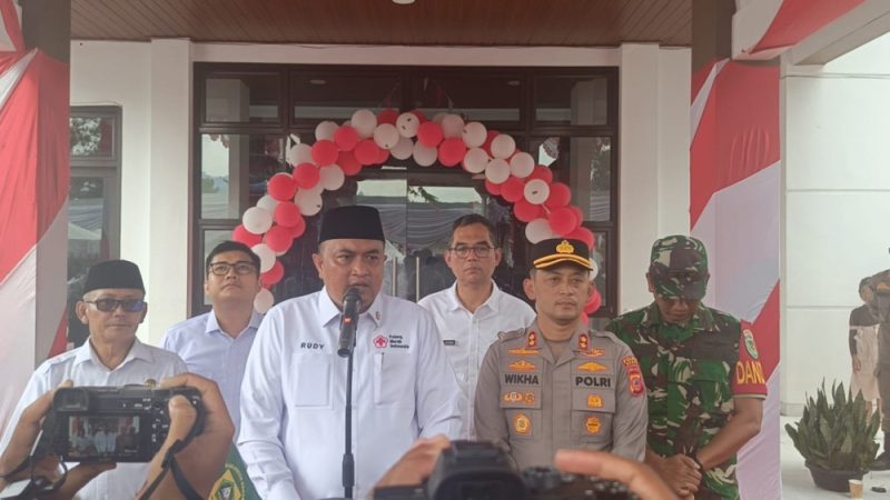 Bupati Bogor Rudy Susmanto Resmikan Gedung Baru Kecamatan Sukamakmur