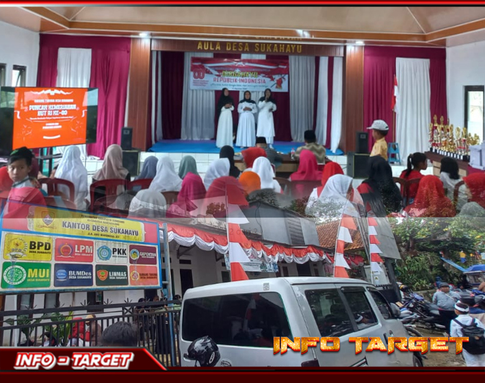 SUKAHAYU RAYAKAN HUT RI KE-80 DENGAN MERIAH, PADUAN LOMBA, SENI, DAN RELIGIUS