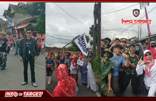 SEMARAK HUT RI KE-80, PEMUDA CIANDAM GELAR KARNAVAL DAN PAWAI MERIAH DI SUKABUMI