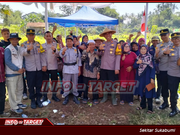 KAPOLSEK BAROS AJAK WARGA NGARIUNG TANAM JAGUNG DAN JAGA KAMTIBMAS