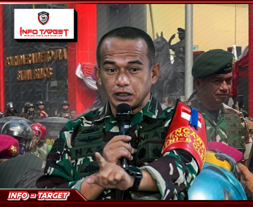 TNI TEMUI MASSA USAI BENTROKAN DI MAKO BRIMOB, SITUASI BERANGSUR KONDISIF
