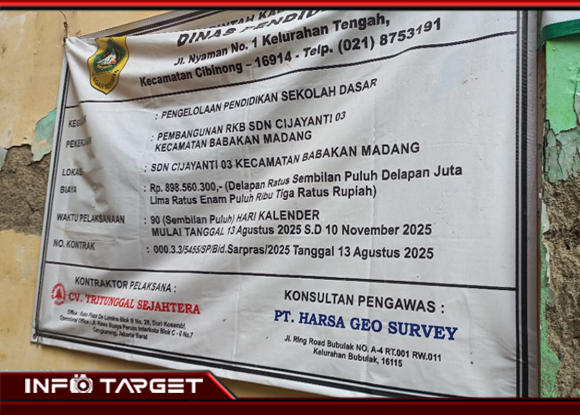 Transparan, Pihak Kontraktor Pembangunan RKB SDN Cijayanti 03 Siap Terima Pengawasan