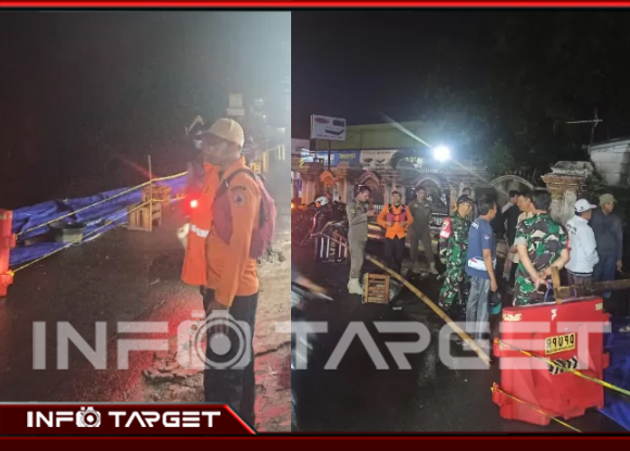 JALAN RAYA CIKAMPEA-CIKAMPAK BOGOR LONGSOR, MOBIL TAK BISA MELINTAS