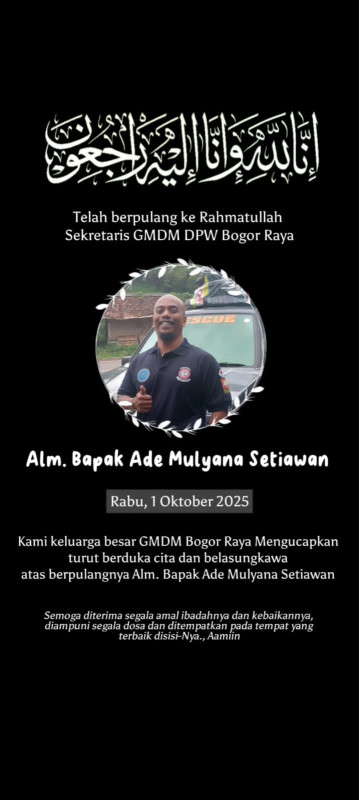 SEKJEN IPWL GMDM DPW BOGOR RAYA ADE MULYANA BERPIJAR KE RAMATULLAH