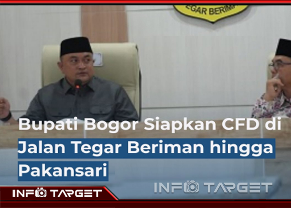 PEMKAB BOGOR SIAP GELAR CAR FREE DAY DI JALAN TEGAR BERIMAN, FASILITAS PUBLIK DIPERBAIKI